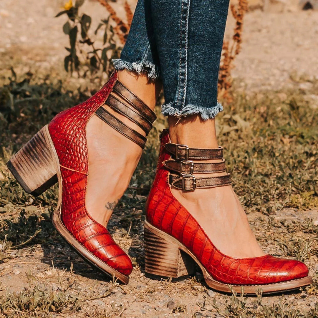 Madelief | Sleek Zip-Up Ankle Boots with Cushioned Insole for Women