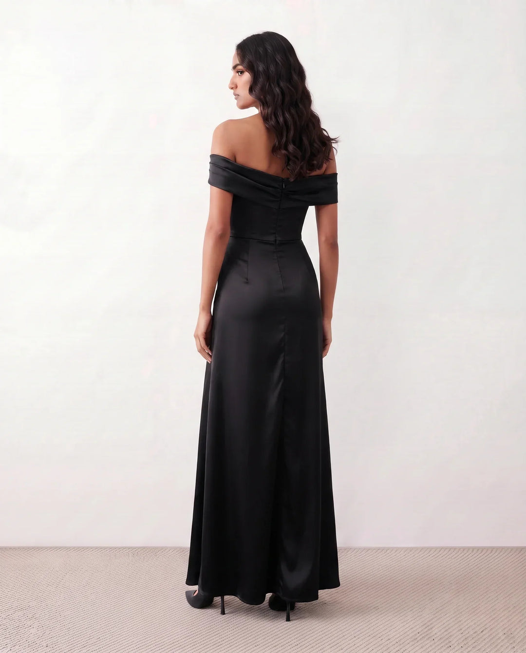 Candice Off-Shoulder Ruched Maxi Dress for Women