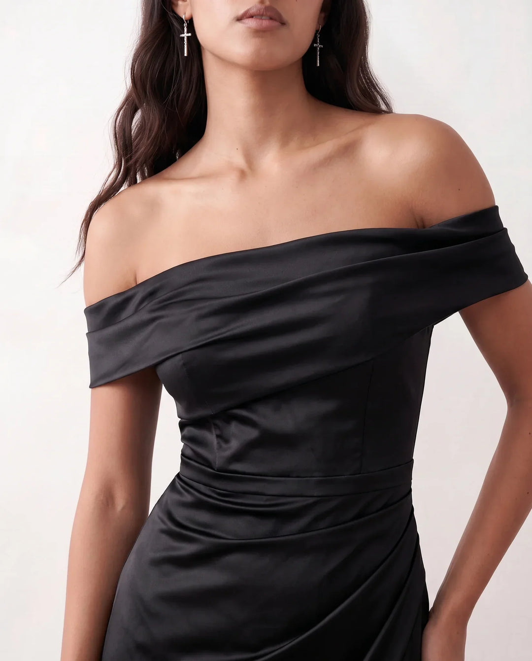 Candice Off-Shoulder Ruched Maxi Dress for Women