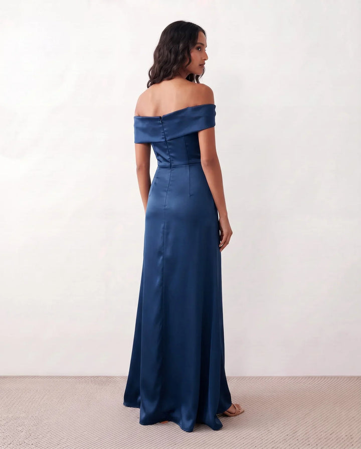 Candice Off-Shoulder Ruched Maxi Dress for Women