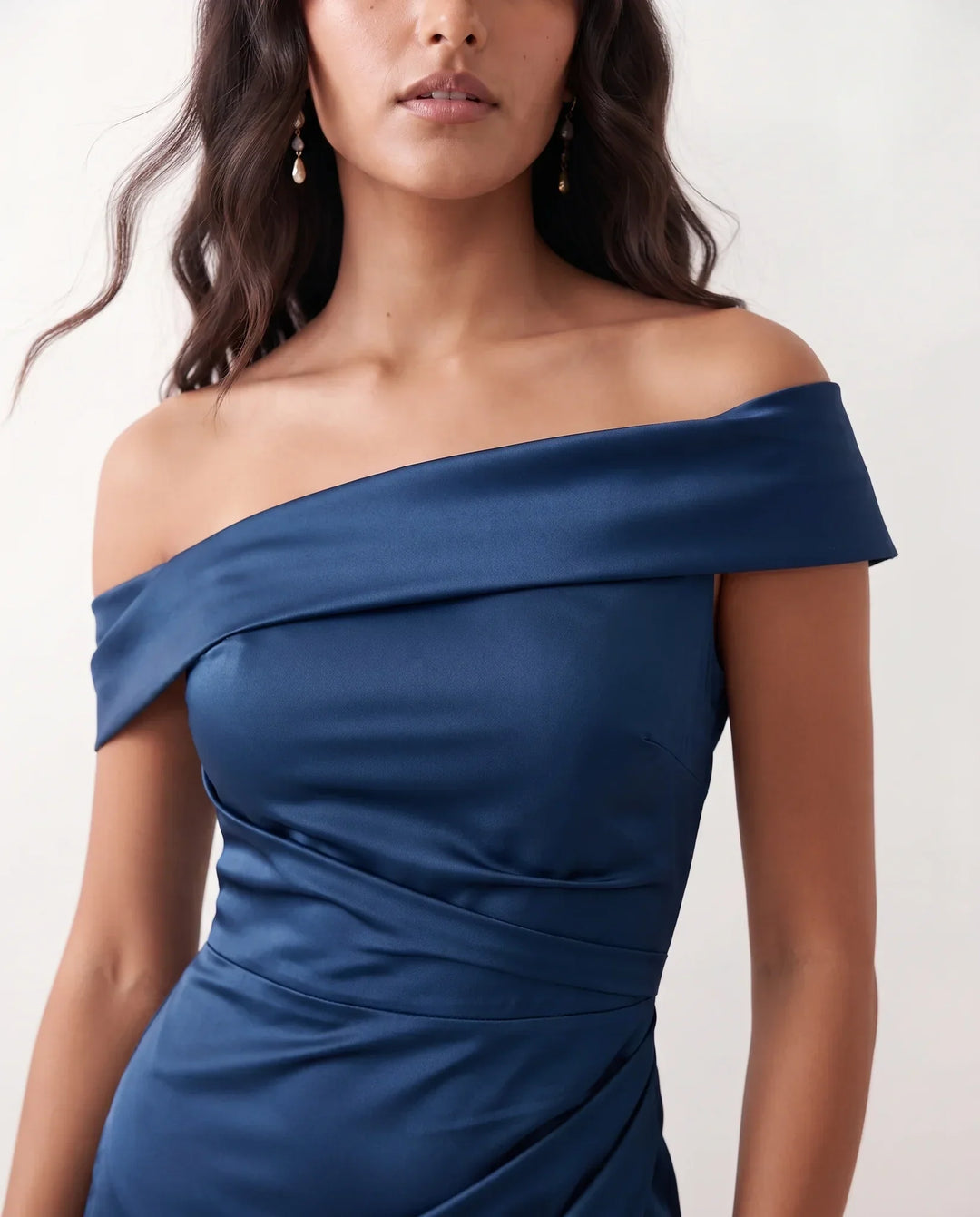 Candice Off-Shoulder Ruched Maxi Dress for Women
