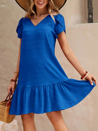Catharina HEM V-NECK DRESS FOR WOMEN
