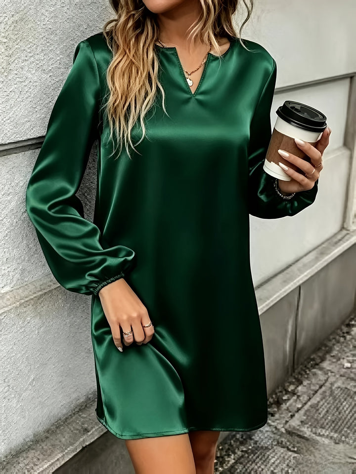 IMOGEN V-NECK COCKTAIL DRESS FOR WOMEN