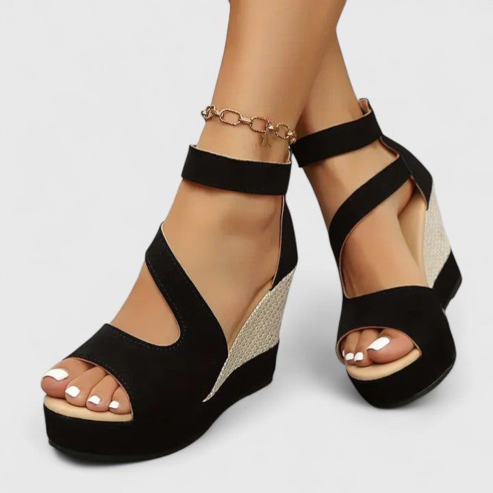 Magdalena WOVEN WEDGE SANDALS FOR WOMEN