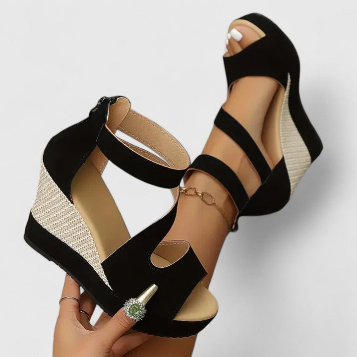 Magdalena WOVEN WEDGE SANDALS FOR WOMEN