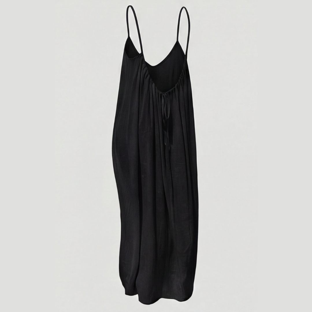 Isadora | Sleeveless Open-Back Maxi Dress with Spaghetti Straps for Women