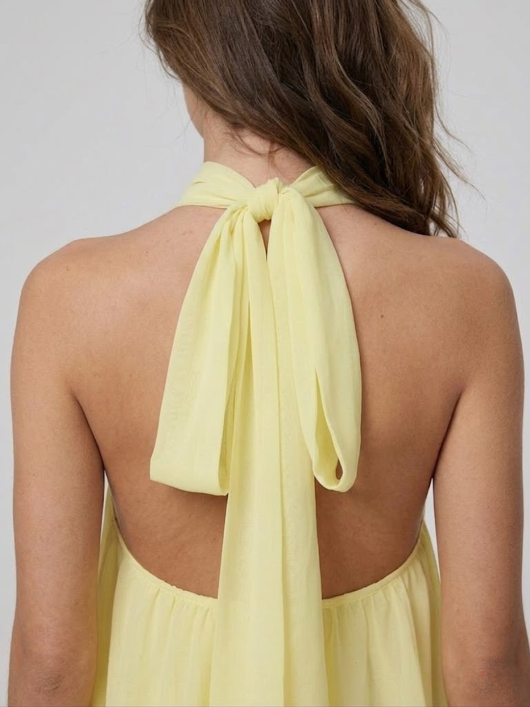 HALTER RUFFLE TIERED DRESS FOR WOMEN