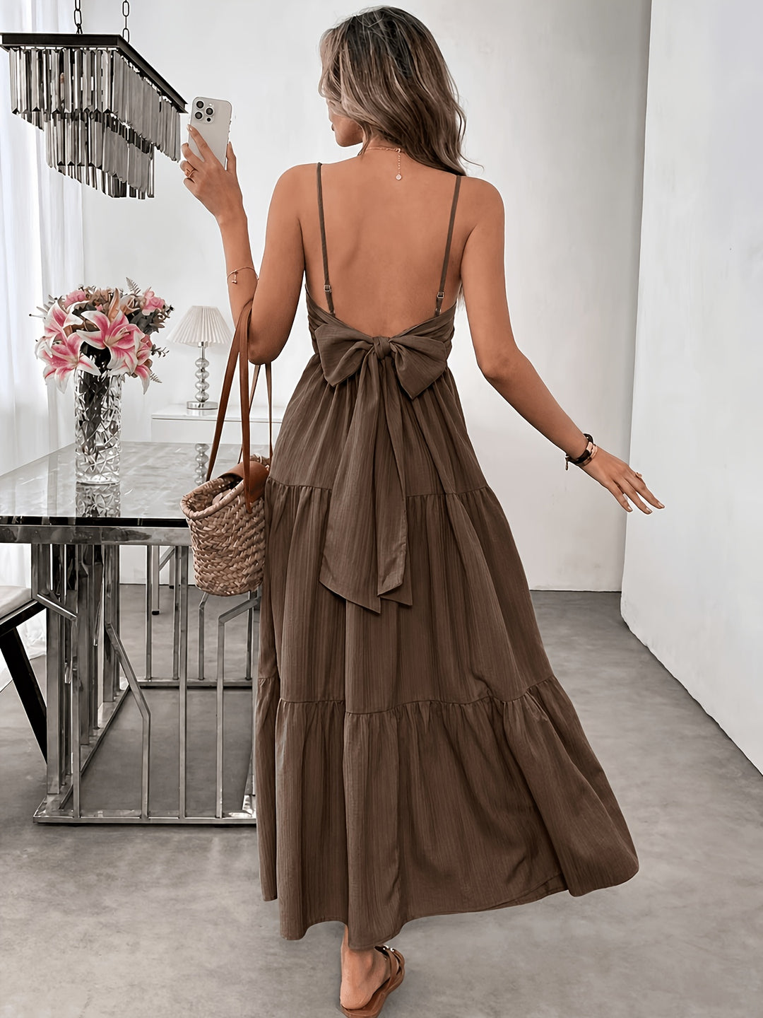 TIERED MAXI DRESS FOR WOMEN