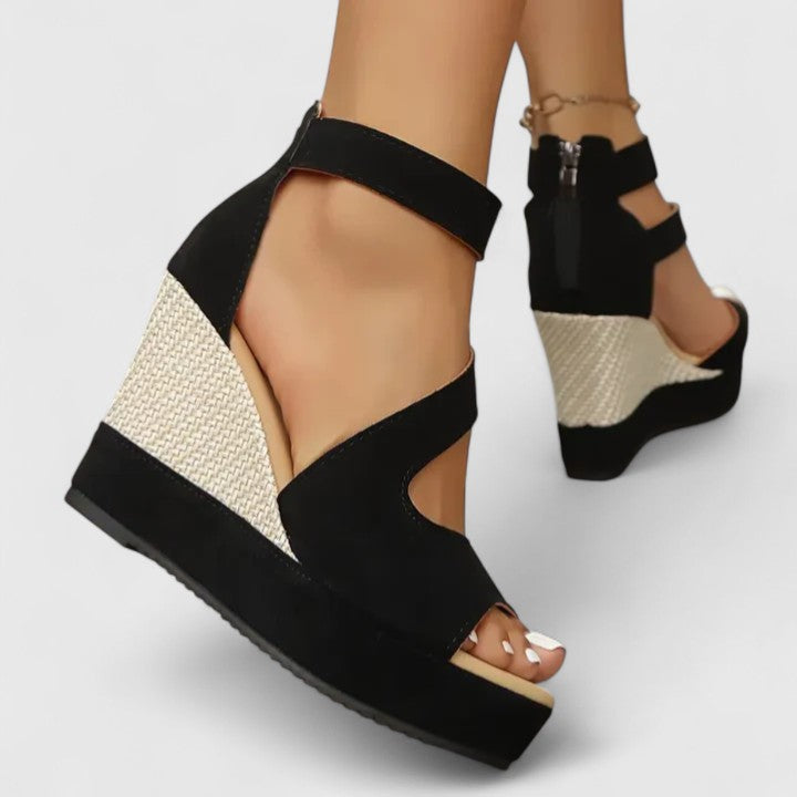 Magdalena WOVEN WEDGE SANDALS FOR WOMEN