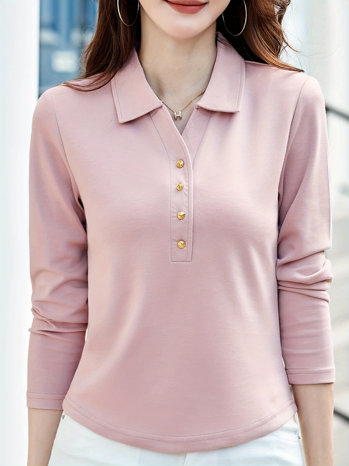 Althea BUTTON POLO SHIRT FOR WOMEN