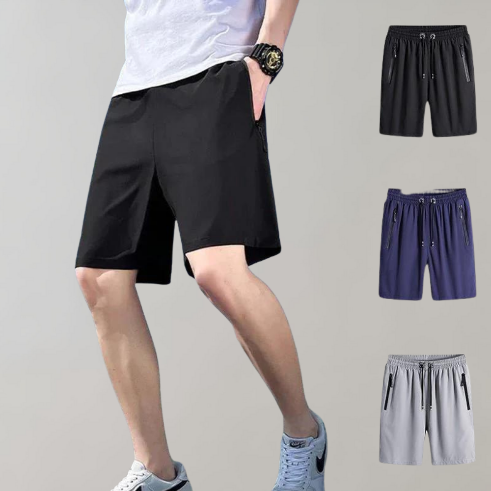 DRAWSTRING WAIST SHORTS FOR MEN