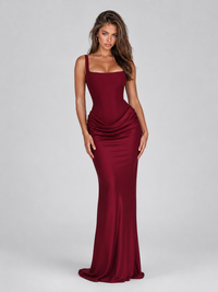 Cassia NECK BODYCON MAXI DRESS FOR WOMEN