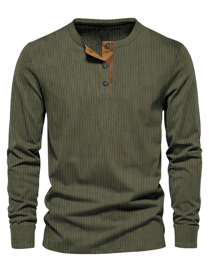 Florian | Striped Slim-Fit Long Sleeve Shirt for Men