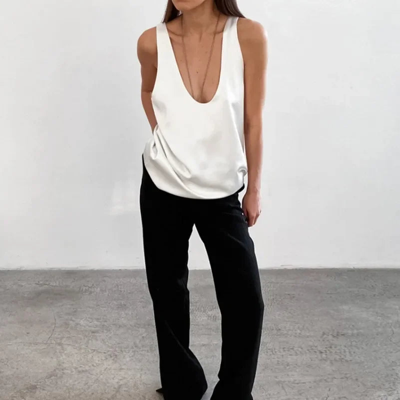 Tavia SCOOP NECK TANK TOP FOR WOMEN