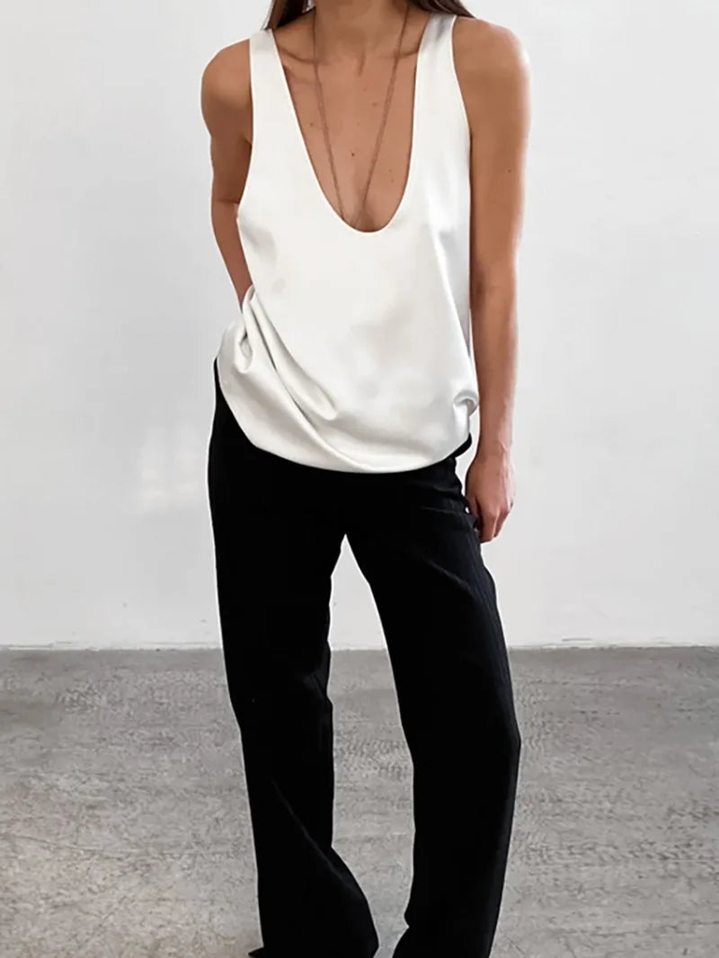 Tavia SCOOP NECK TANK TOP FOR WOMEN