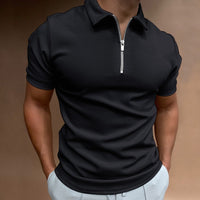 Adrian Polo | Men's Slim-Fit Zip Polo Shirt