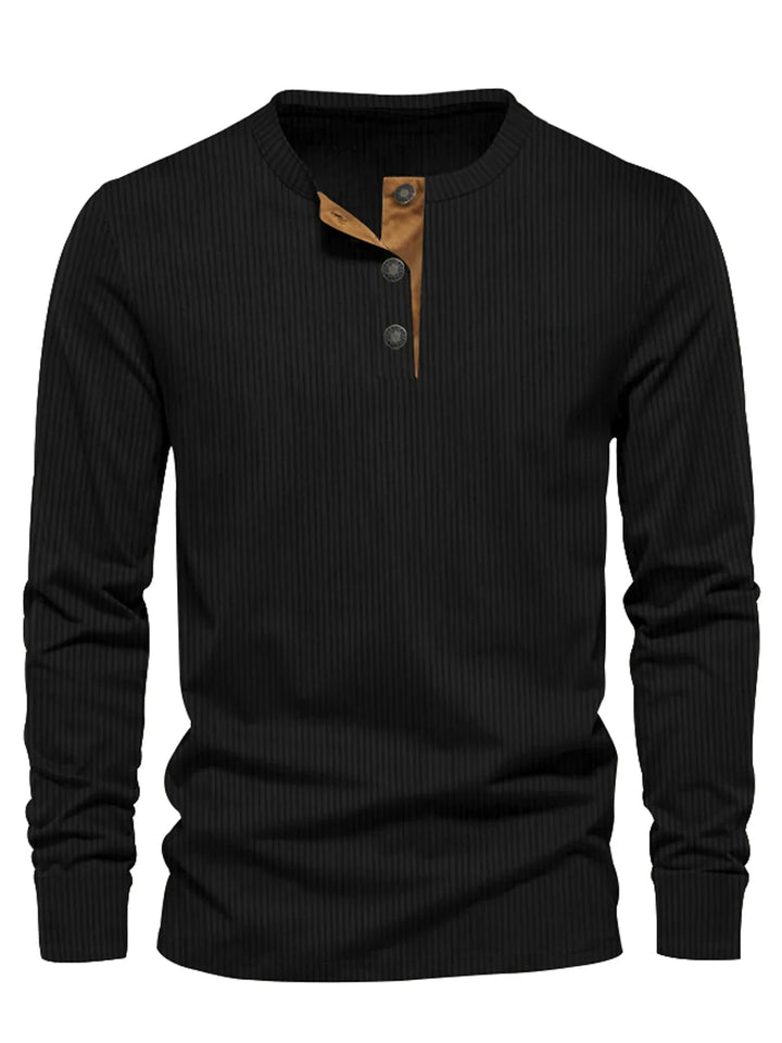 Florian | Striped Slim-Fit Long Sleeve Shirt for Men