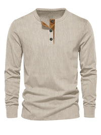 Florian | Striped Slim-Fit Long Sleeve Shirt for Men