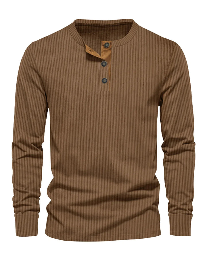 Florian | Striped Slim-Fit Long Sleeve Shirt for Men