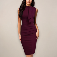 Caitlin Wrap V-Neck Sheath Dress for Women