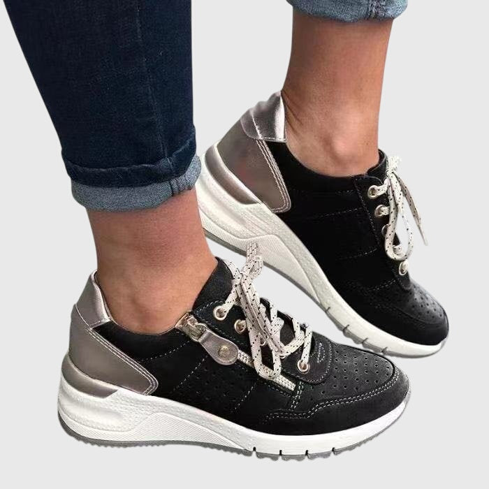 Editha | Chunky Sole Slip-On Sneakers with Cushioned Comfort for Women