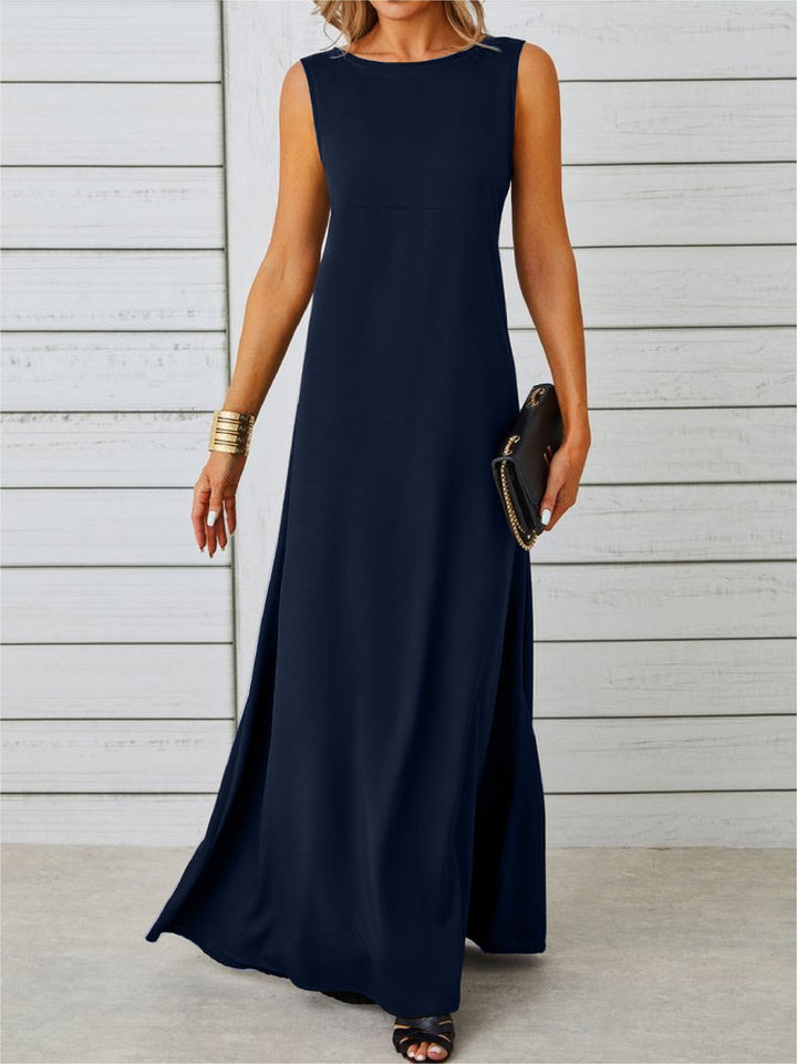 SLEEVELESS MAXI DRESS FOR WOMEN