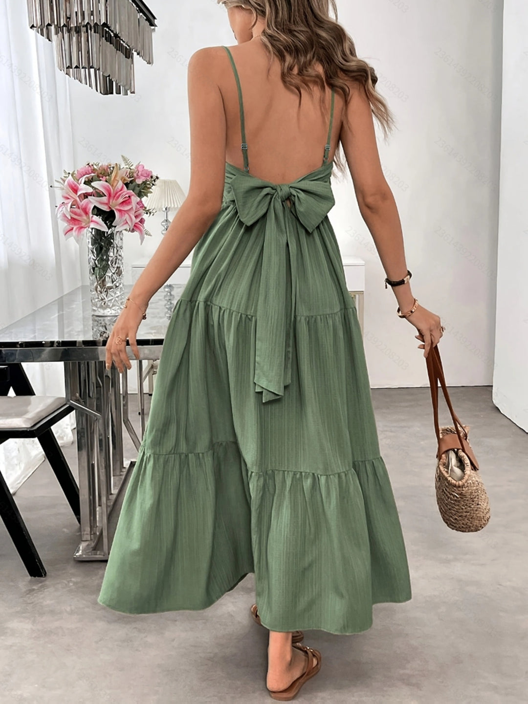 TIERED MAXI DRESS FOR WOMEN
