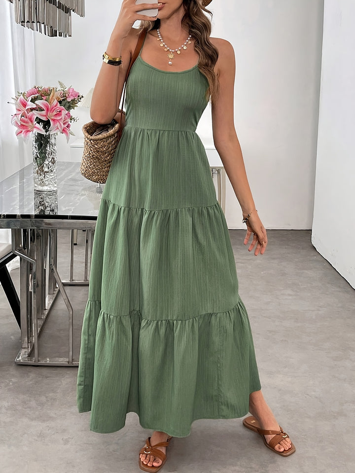 TIERED MAXI DRESS FOR WOMEN