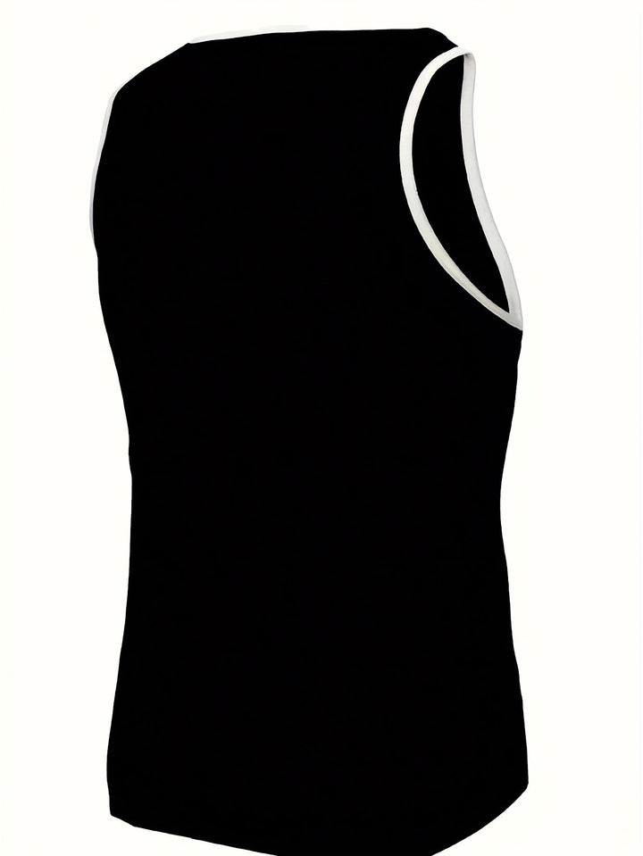 Hayes | Men's Fitted Colour-Block Crew Neck Tank
