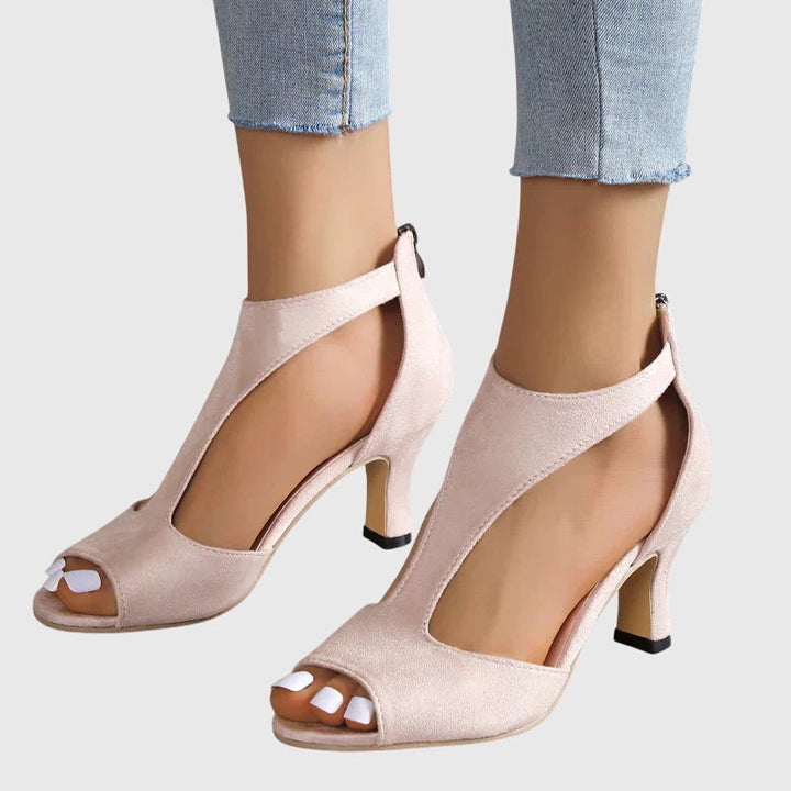 Diana | Slingback Wedge Sandals with Ankle Strap for Women