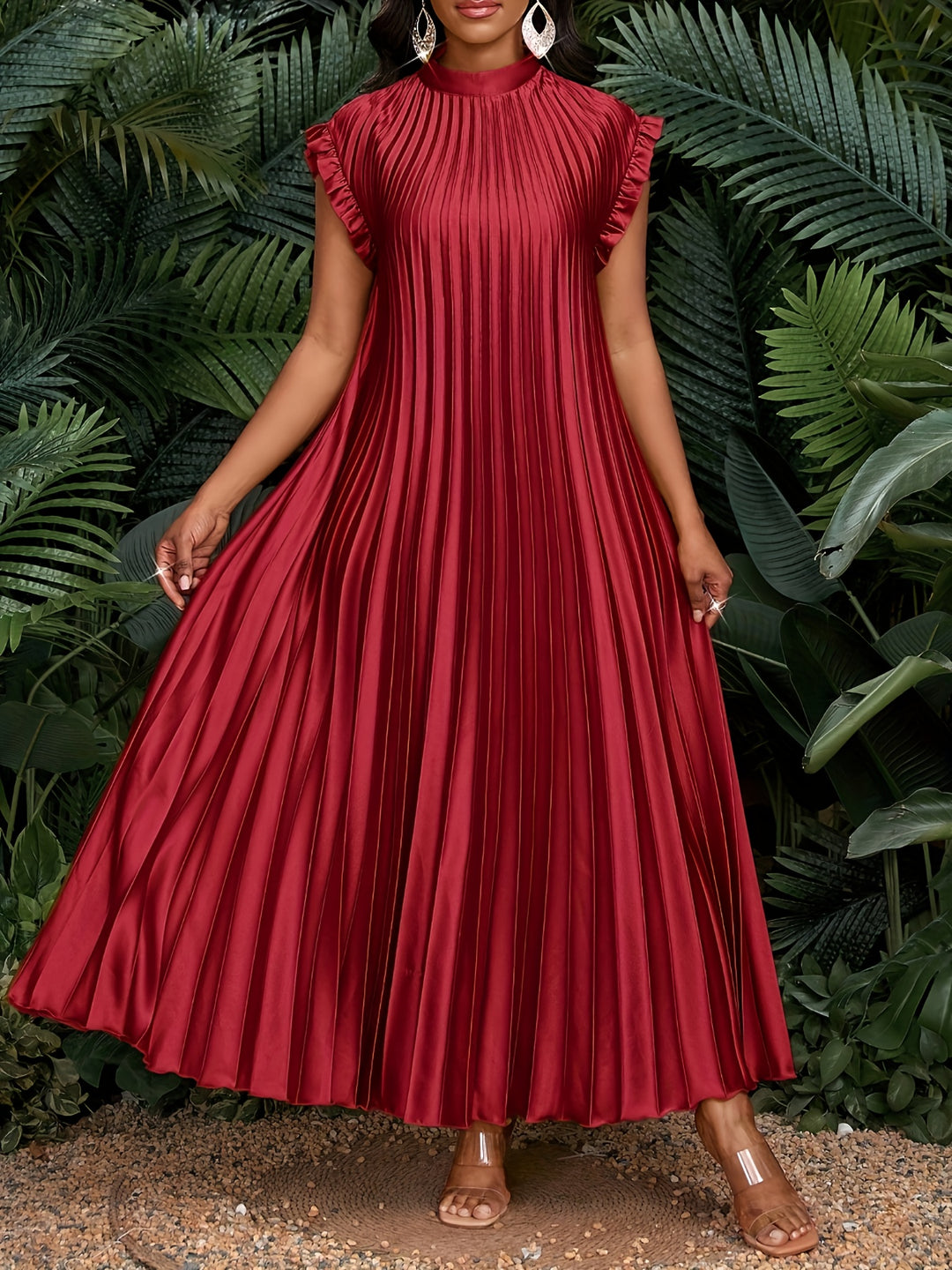 Angelique PLEATED COCKTAIL DRESS FOR WOMEN