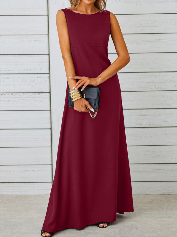 SLEEVELESS MAXI DRESS FOR WOMEN