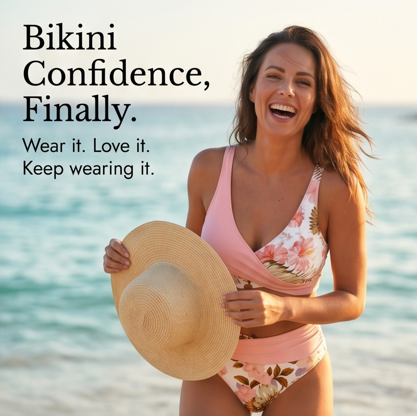 Agatha | Wrap V-Neck High-Waist Two-Piece Bikini Set
