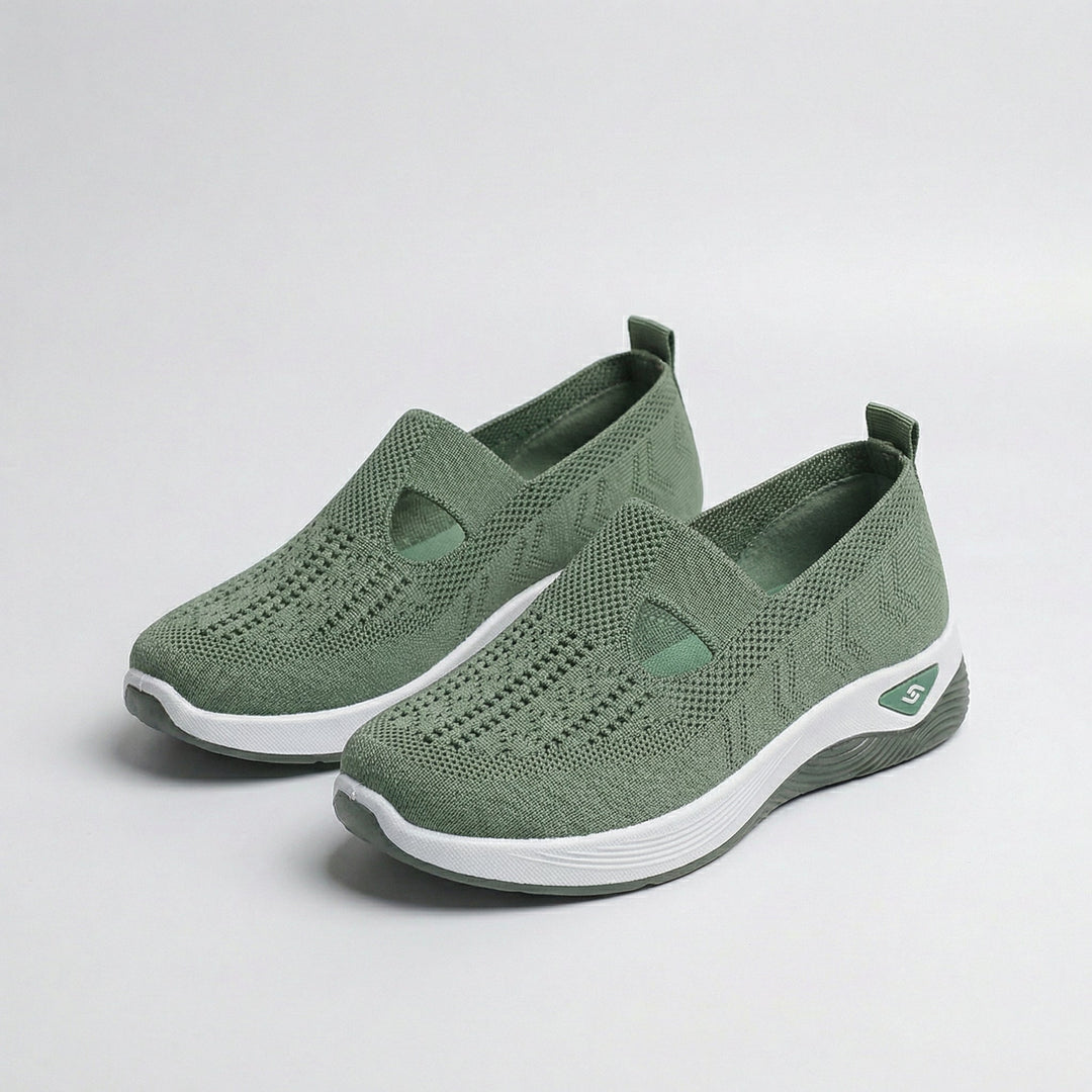 Marieke | Knit Slip-On Sneakers with Breathable Mesh Upper for Women