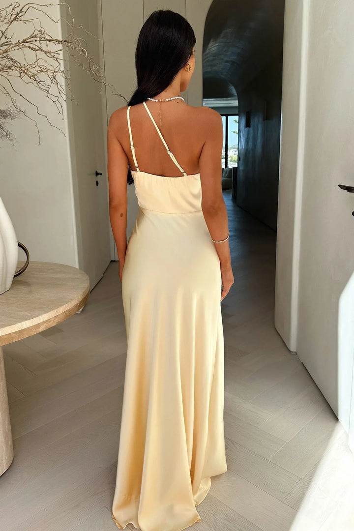 ASYMMETRIC SLIT MAXI DRESS FOR WOMEN