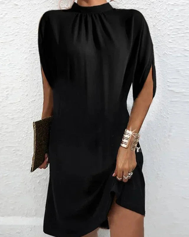 BATWING SLEEVE MINI DRESS FOR WOMEN