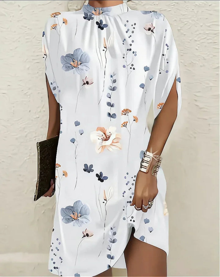 BATWING SLEEVE MINI DRESS FOR WOMEN