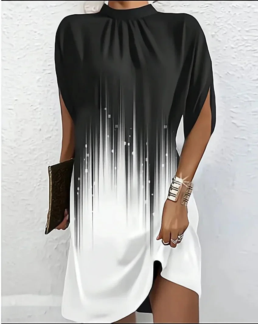 BATWING SLEEVE MINI DRESS FOR WOMEN