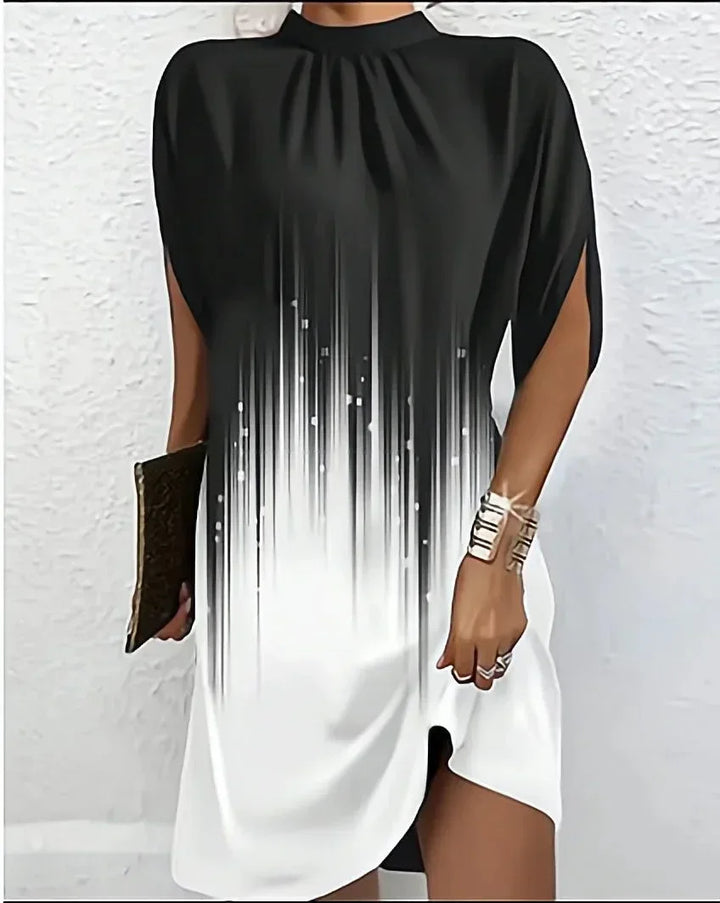 BATWING SLEEVE MINI DRESS FOR WOMEN