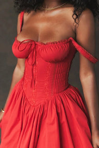 Bernadette NECKLINE MINI DRESS FOR WOMEN