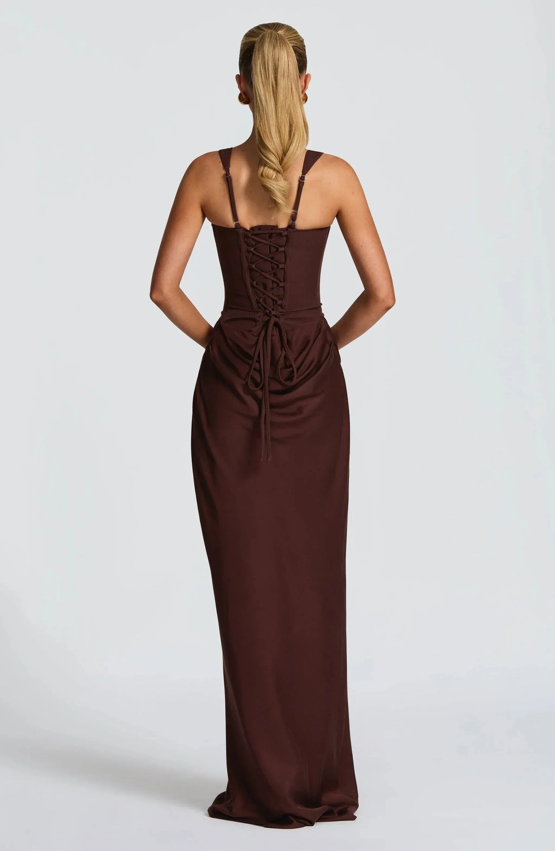 BACKLESS BODYCON MAXI DRESS FOR WOMEN
