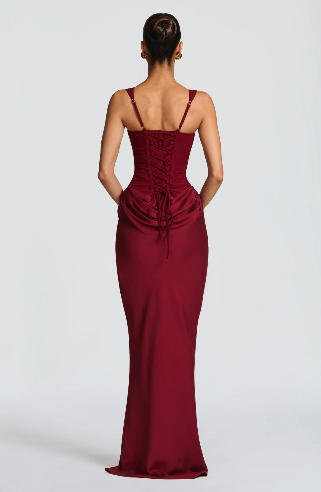 BACKLESS BODYCON MAXI DRESS FOR WOMEN