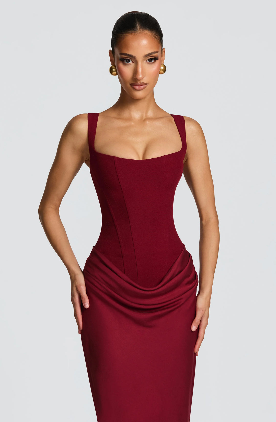 BACKLESS BODYCON MAXI DRESS FOR WOMEN