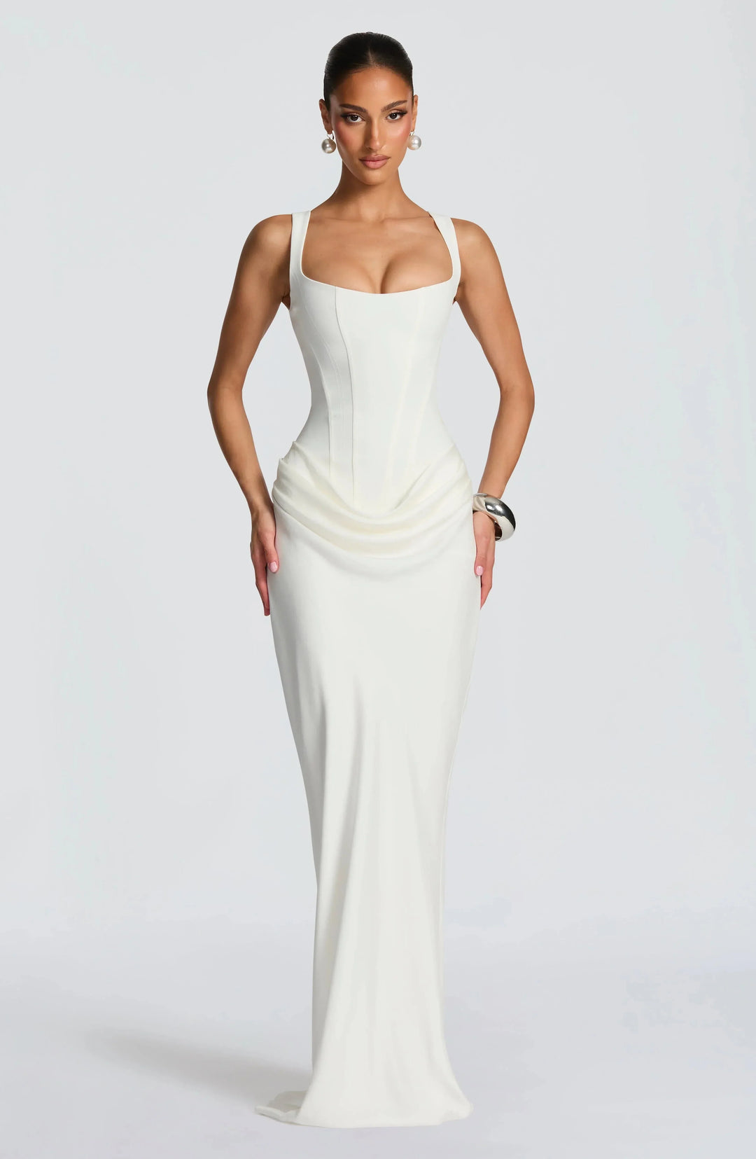 BACKLESS BODYCON MAXI DRESS FOR WOMEN