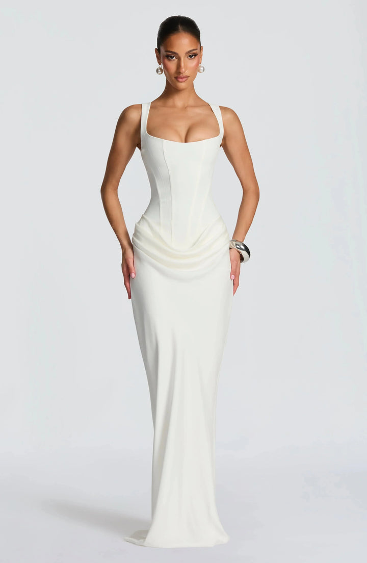 BACKLESS BODYCON MAXI DRESS FOR WOMEN