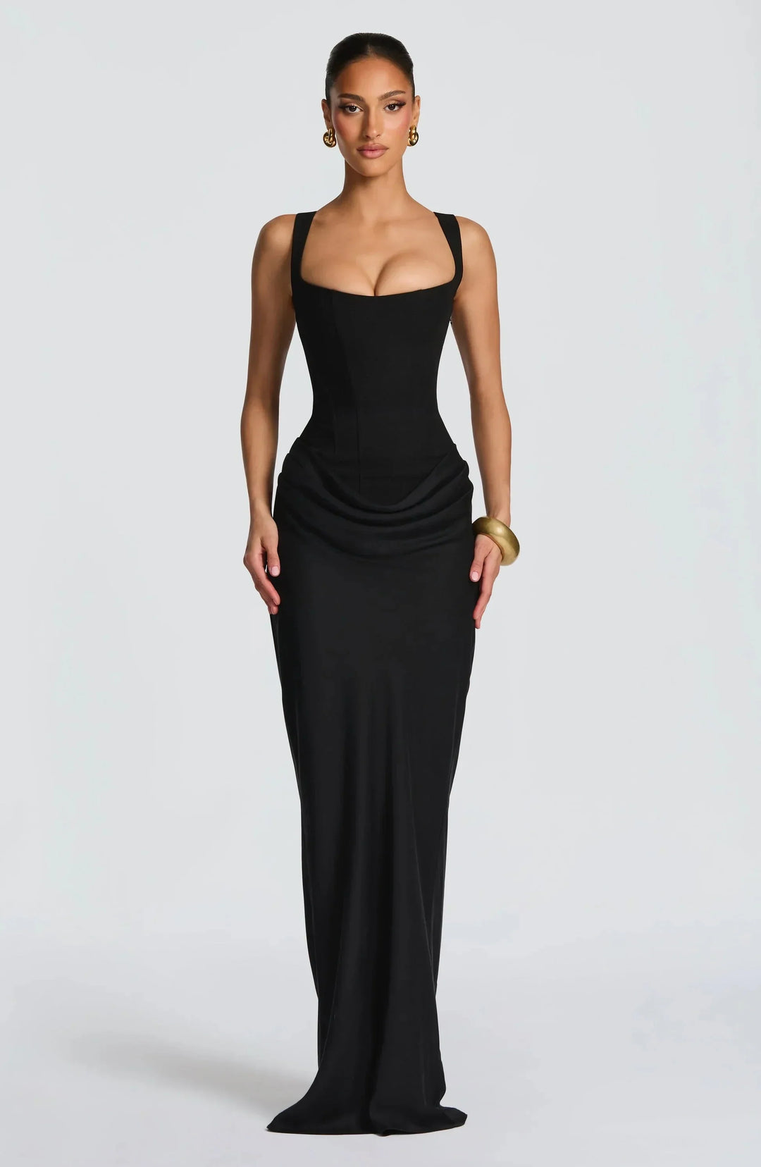 BACKLESS BODYCON MAXI DRESS FOR WOMEN