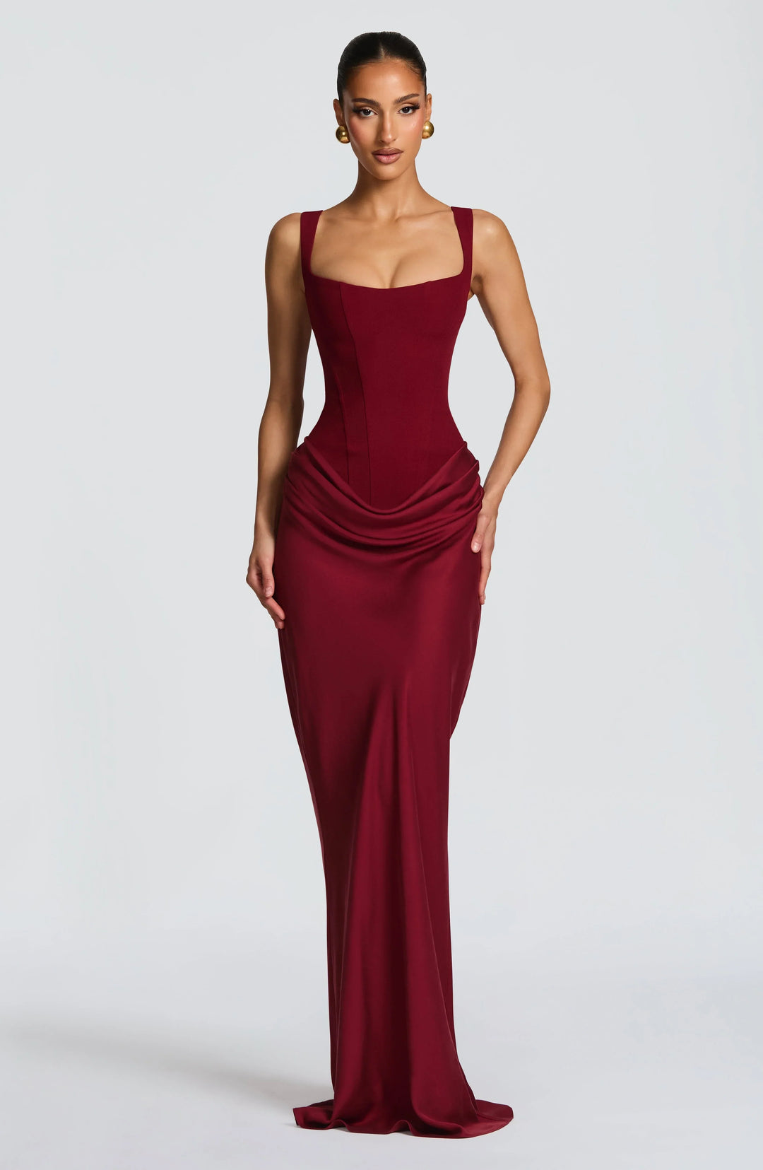 BACKLESS BODYCON MAXI DRESS FOR WOMEN
