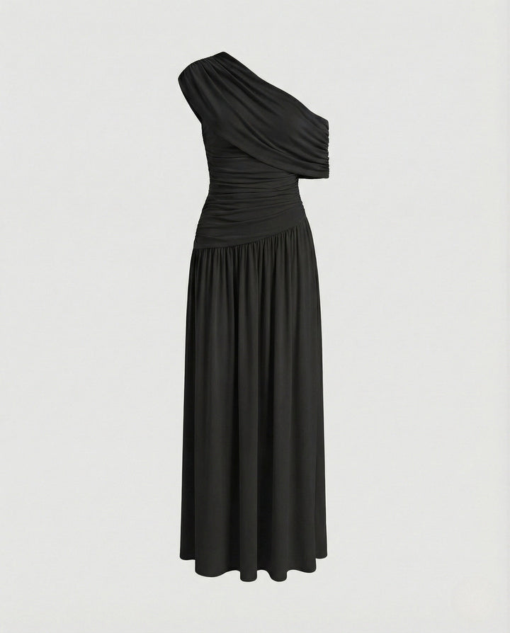 Bettina ASYMMETRIC OFF-SHOULDER MAXI DRESS FOR WOMEN