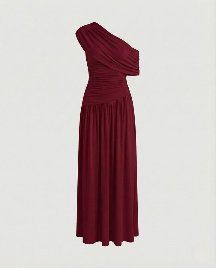 Bettina ASYMMETRIC OFF-SHOULDER MAXI DRESS FOR WOMEN